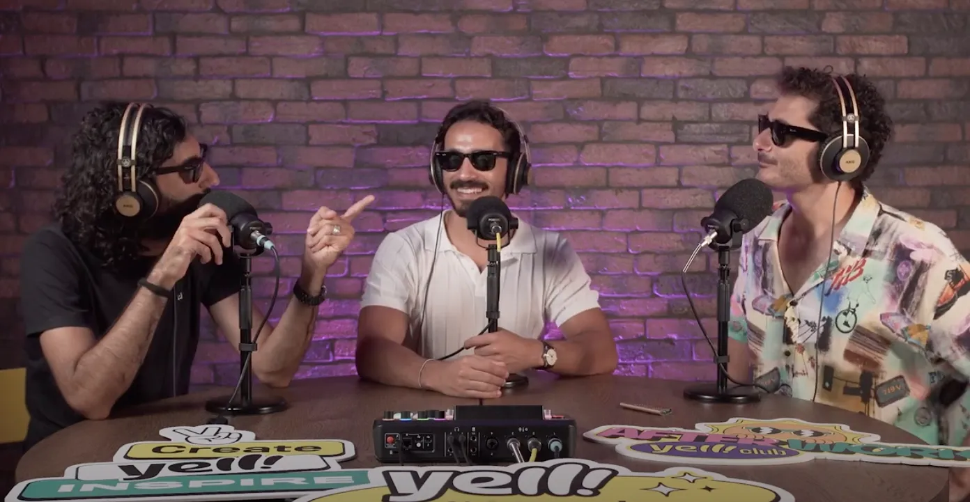 Luigi Nigro ospite di un podcast con altri due speaker