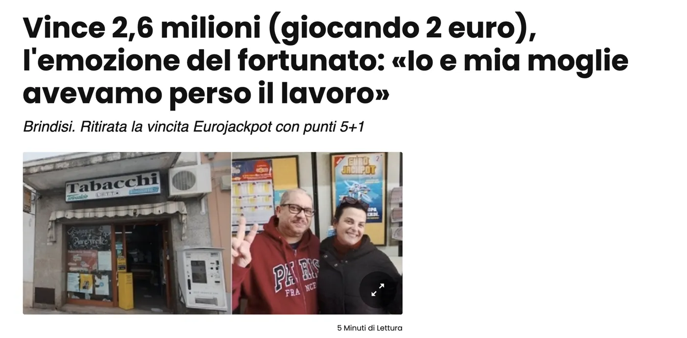 L'italiano medio è un ludopatico