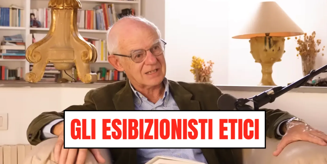 Copertina del video Gli esibizionisti etici con un uomo anziano nel suo studio
