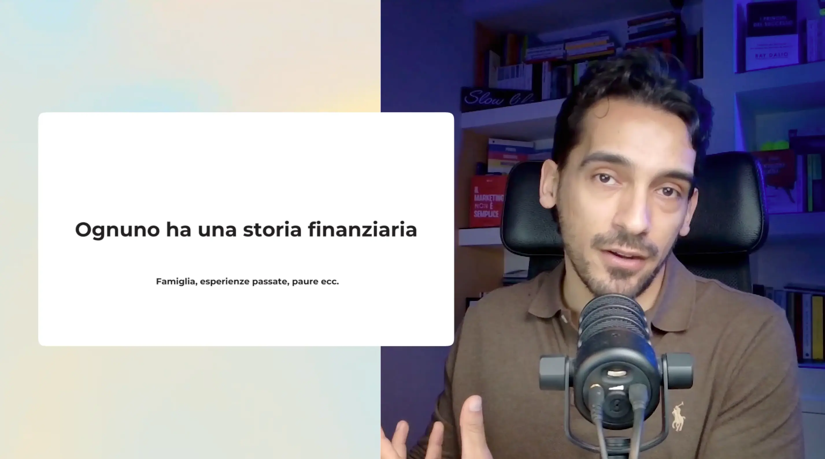 Lezione sulla storia finanziaria del partner