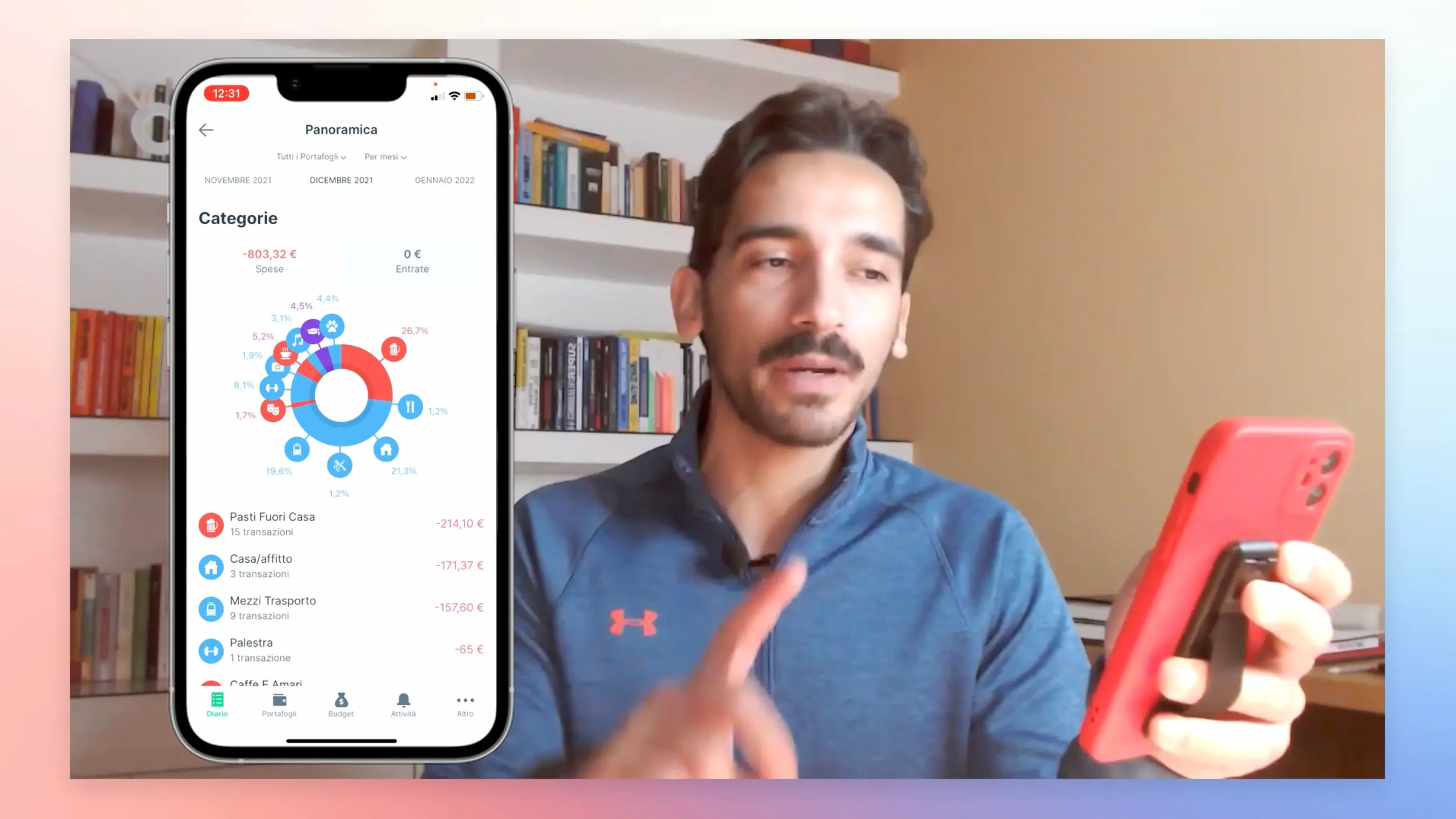 Tracciamento spese con l'app Spendee